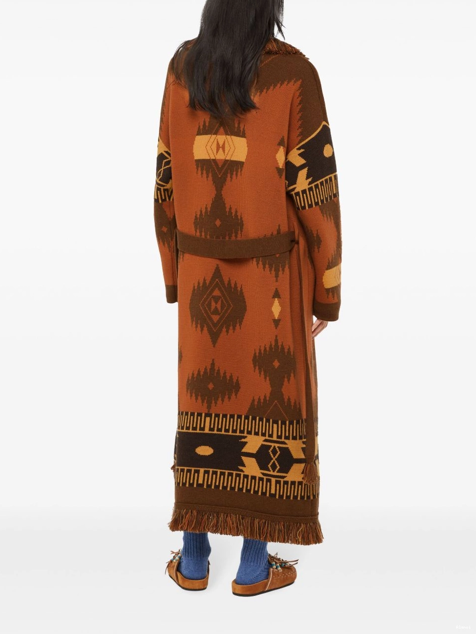 Affordable jacquard cardigan Alanui Women geometric-pattern 0809